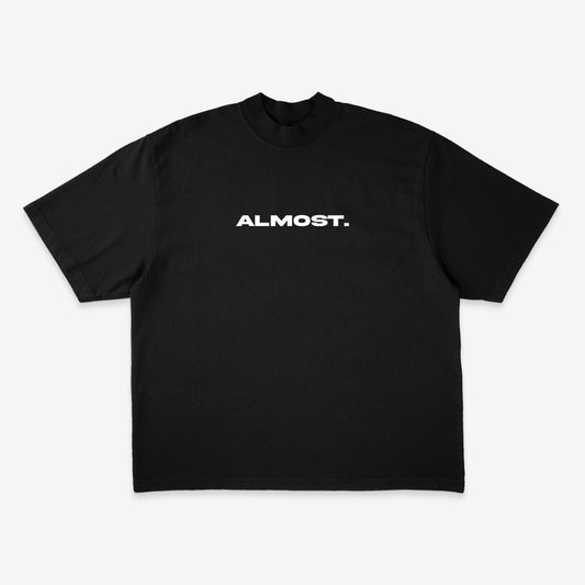 'ALMOST' Mock Neck T-Shirt